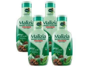 Malizia Malizia Osvežujoča kopelna tekočina - Bor in zelena čaj 1 l