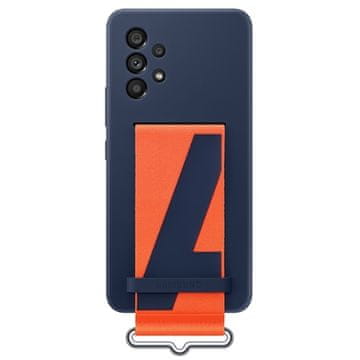Samsung Ovitek za mobilni telefon Samsung Silikonski ovitek s poutkem na Galaxy A53 5G - modri