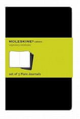 Moleskine Plain Cahier - Black Cover (3 Set)