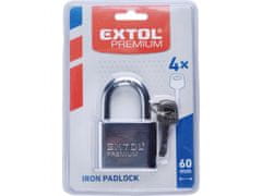 Extol Premium Ključavnica kovinski, 60mm