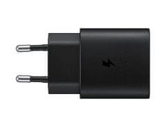 Samsung Samsung EP-TA800 omrežni polnilnik, hitro polnjenje, USB-C PD, 25W, 1m kabel - črn