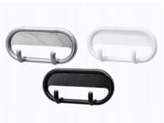 shumee Samolepilni dvojni plastični obešalnik za oblačila