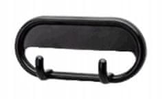 shumee Samolepilni dvojni plastični obešalnik za oblačila