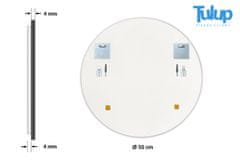 tulup.si Okroglo kopalniško ogledalo bel okvir fi 50 cm Bela