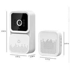 Smart Plus wifi pametni zvonec za vrata s hd ip kamero - dvosmerna komunikacija, nočno gledanje