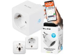 Blow pametna WiFi električna vtičnica, 3600W, 16A, aplikacija, Android + iOS, bela