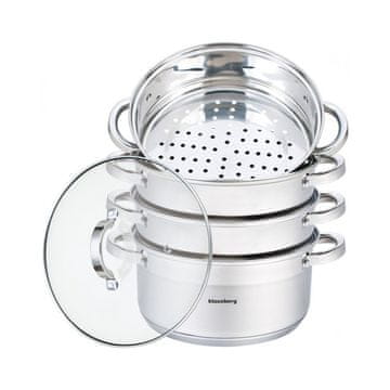 KLAUSBERG  Klausberg parni lonci 24 cm 5 kosov KB7146