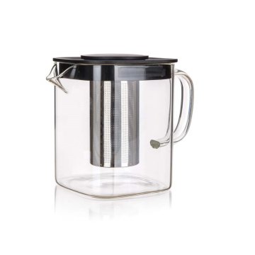 Banquet Kuhalnik KIRSTY 1,1 l s sitom, plastičnim pokrovom, steklenim ročajem.