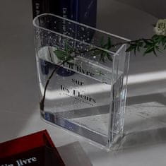 HOME & MARKER® Vaza za rože, Vaza v obliki knjige, Dekoracija doma (15 x 20 x 4 cm) | FLOWERFRAME