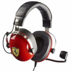 slomart gaming slušalka z mikrofonom thrustmaster t.racing scuderia ferrari edition-dts rdeča