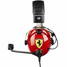 slomart gaming slušalka z mikrofonom thrustmaster t.racing scuderia ferrari edition-dts rdeča