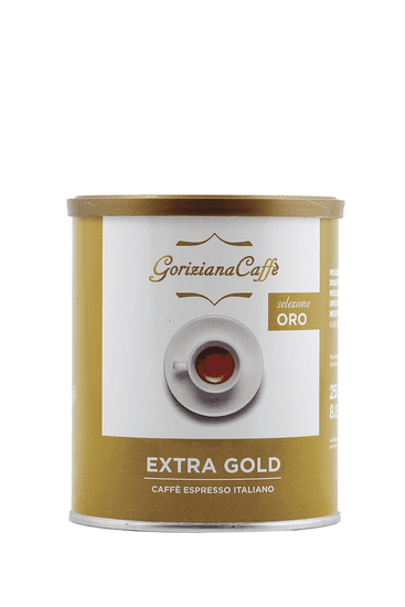 GORIZIANA  Mleta kava, EXTRA GOLD Selezione Oro 250 g, v pločevinki