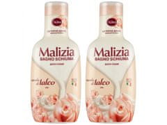 Malizia Malizia Glajenje kopelna tekočina - Talc oblak 1 l x2