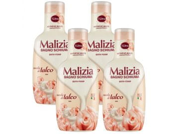 Malizia Malizia Glajenje kopelna tekočina - Talc oblak 1 l