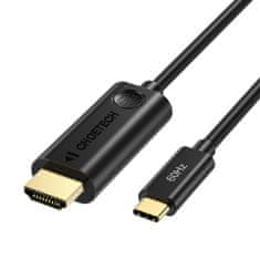 Choetech CH0019 kabel USB-C / HDMI M/M 4K 1.8m, črna