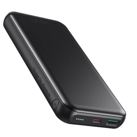 Choetech B627 Power Bank 10000mAh USB / USB C 18W QC PD, črna