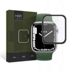 Hofi Hybrid zaščitno steklo za Apple Watch 7 / 8 / 9 (41mm), črna