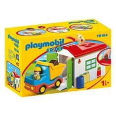 Playmobil Playset 1.2.3 Garage Truck Playmobil 70184