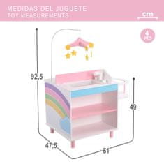 Teamson Previjalna miza za punčke Teamson 4 Kosi 61 x 92,5 x 47,5 cm
