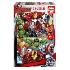 Educa Otroške puzzle Marvel Avengers Educa (2 x 48 pcs)