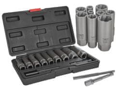 Tvardy Vtičnice 6-19 mm, za poškodovane, strgane vijake, komplet 11 T00130