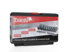 Tvardy Vtičnice 6-19 mm, za poškodovane, strgane vijake, komplet 11 T00130