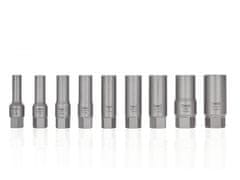 Tvardy Vtičnice 6-19 mm, za poškodovane, strgane vijake, komplet 11 T00130
