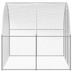 Vidaxl Zunanji kokošnjak 3x12x2 m pocinkano jeklo