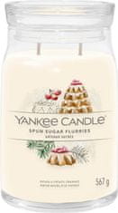 Yankee Candle Dišeča sveča Signature in glass large Spun Sugar Flurries 567g