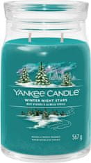 Yankee Candle Dišeča sveča Podpis v steklu velika Winter Night Stars 567g