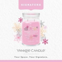 Yankee Candle Dišeča sveča Podpis v steklu velika Snowflake Kisses 567g
