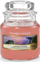 Yankee Candle Klasična Dišeča sveča v kozarcu majhna Cliffside Sunrise 104 g
