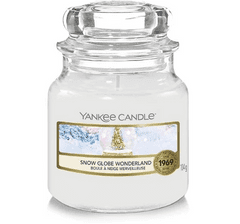 Yankee Candle Classic Dišeča sveča v steklu majhna Snow Globe Wonderland 104 g