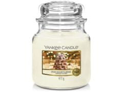 Yankee Candle Klasična Dišeča sveča v steklu srednja Spun Sugar Flurries 411 g