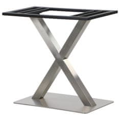 STEMA Dvojno podnožje mize SH-3007-1/S, brušeno, višina 72,5 cm