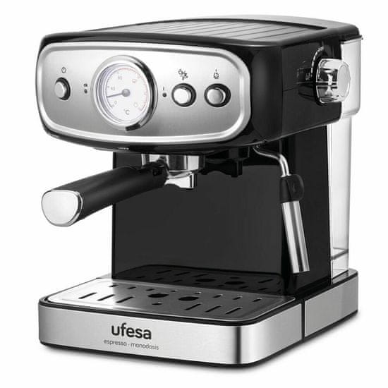UFESA Ekspres Ročni Kavni Avtomat UFESA CE7244 Srebrna Črna 850 W 1,5 L