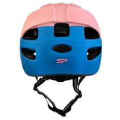 Spokey CHERUB Otroška čelada za kolo, inline, rolko, 52-56 cm, roza-modra