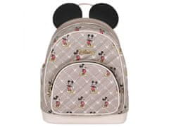 Disney DISNEY Miška Mickey Bežev usnjen mali nahrbtnik velikosti 29x22x11 cm 