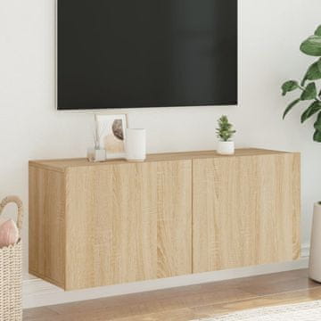 Vidaxl vidaXL Stenska TV omarica sonoma hrast 100x30x41 cm