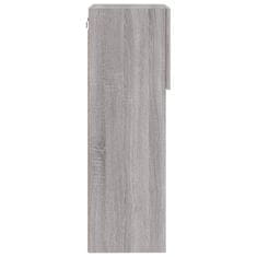 Vidaxl TV omarica z LED lučkami 2 kosa siva sonoma 40,5x30x90 cm