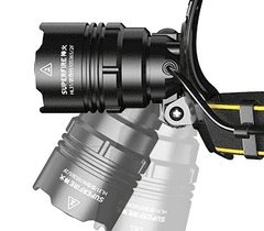 SupFire Naglavna svetilka Supfire LED HL31 (36 W, USB-C, 90°)