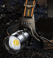 SupFire Naglavna svetilka Supfire LED HL31 (36 W, USB-C, 90°)