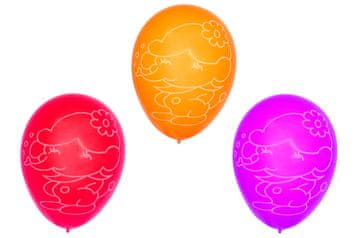 Napihljiv balon 30 cm - komplet 10, potiskan