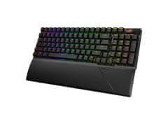 ASUS ROG Strix Scope II 96 brezžična tipkovnica, ROG NX Snow, PBT, RGB, USB