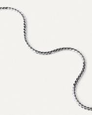 PDPAOLA Brezčasna srebrna zapestnica Serpentine Essentials PU02-700 (Dolžina 18,5 cm)