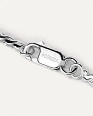 PDPAOLA Brezčasna srebrna zapestnica Serpentine Essentials PU02-700 (Dolžina 18,5 cm)