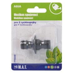 Spojni kos za 2 hitri spojki 1/2" AQUA