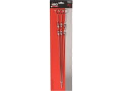 M.A.T Group Igla za peko na žaru ravna 45 cm iz nerjavečega jekla (3 kosi)
