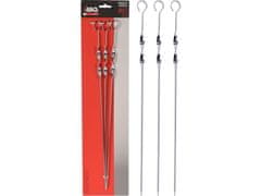 M.A.T Group Igla za peko na žaru ravna 45 cm iz nerjavečega jekla (3 kosi)