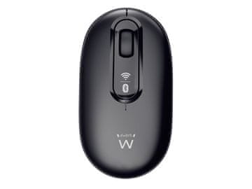 Ewent Dual-Connect Wireless miška, črna